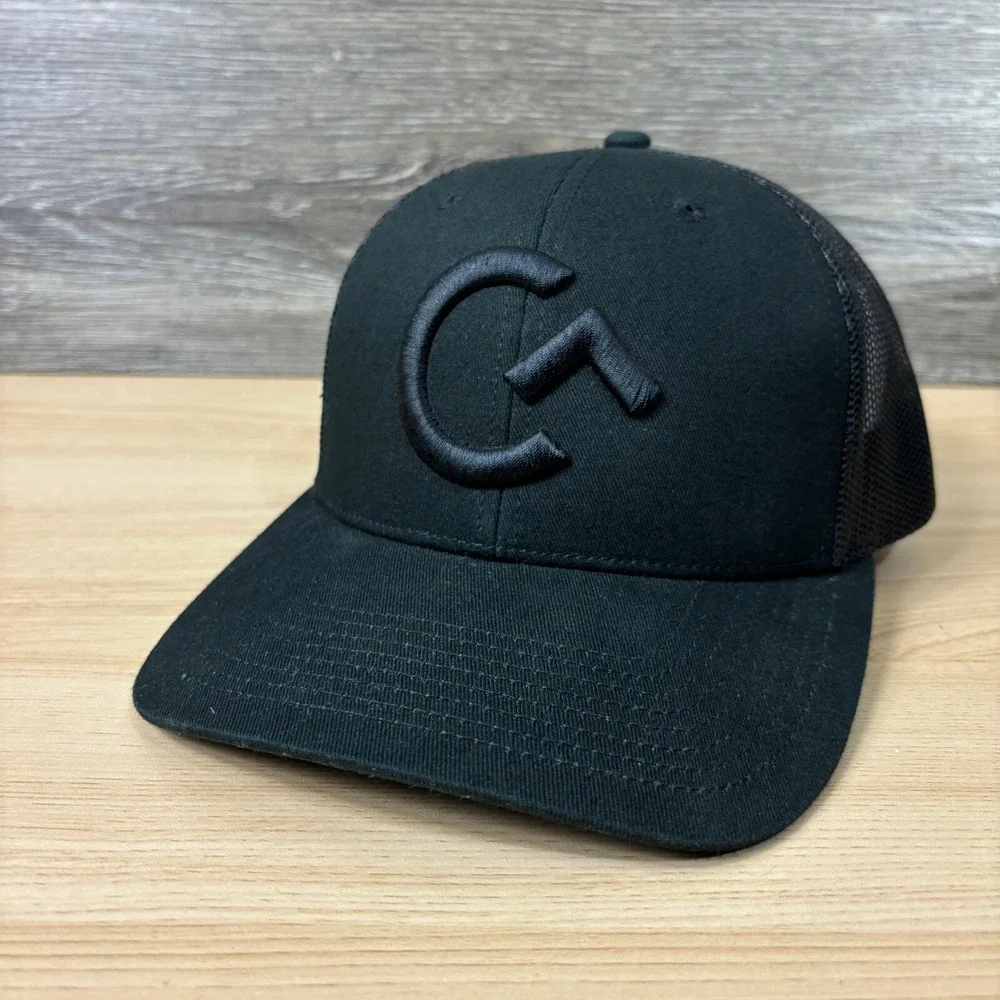 C Hat Cap Snapback Black One‎ Size Adjustable